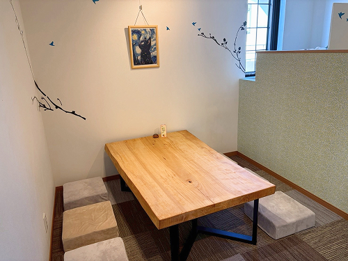 半個室のお座敷席